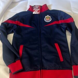 Chivas De Guadalajara zip up jacket youth size S
